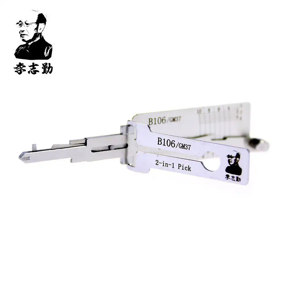 Classic Lishi B106 GM37 (Non-warded) 2-in-1 Decoder and Pick for