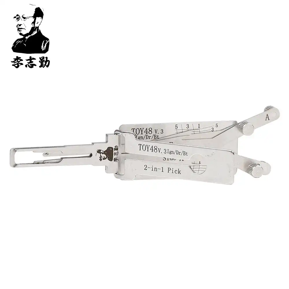 kenbo　LISHI TOY48 V.3 2-in-1 Pick Classic Lishi TOY48 2-in-1 Decoder and Pick for Toyota/Lexus